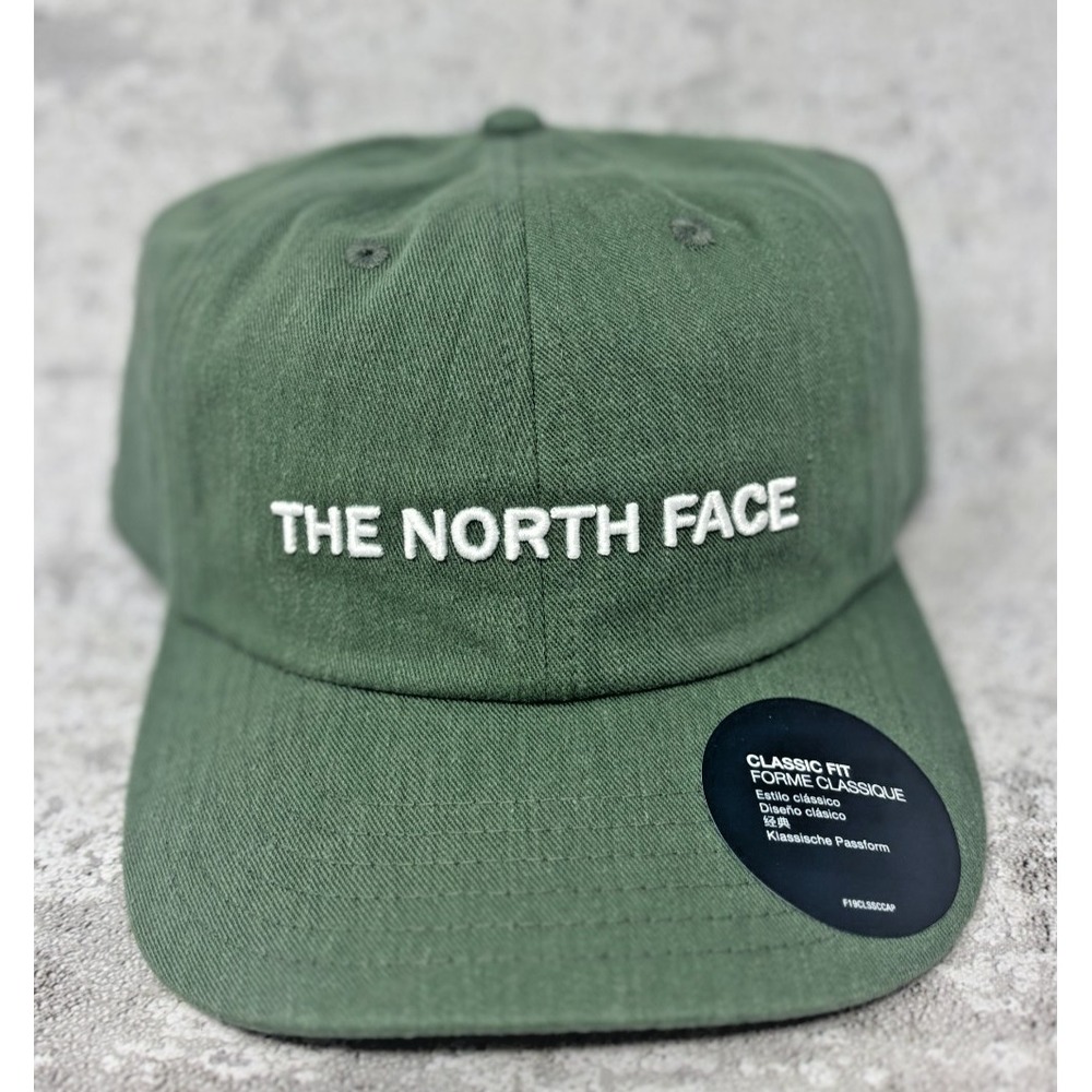 NWT The North Face Roomy Norm Hat Duck Green Wash Classic Fit SnapBack